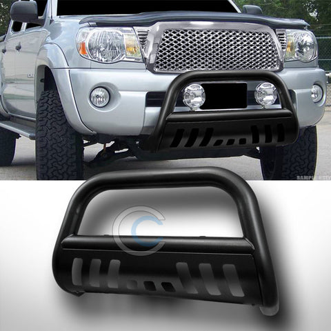 HAMMERED BLACK BULL BAR BRUSH PUSH BUMPER GRILL GRILLE GUARD 05-11 DODGE DAKOTA