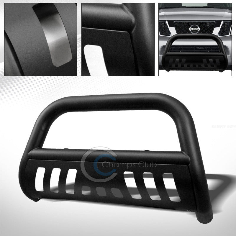 MATTE BLK HD BULL BAR PUSH BUMPER GRILL GRILLE GUARD FOR 08-12 NISSAN PATHFINDER