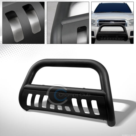 MATTE BLK HD BULL BAR BRUSH PUSH BUMPER GRILL GRILLE GUARD FOR 99-04 PATHFINDER