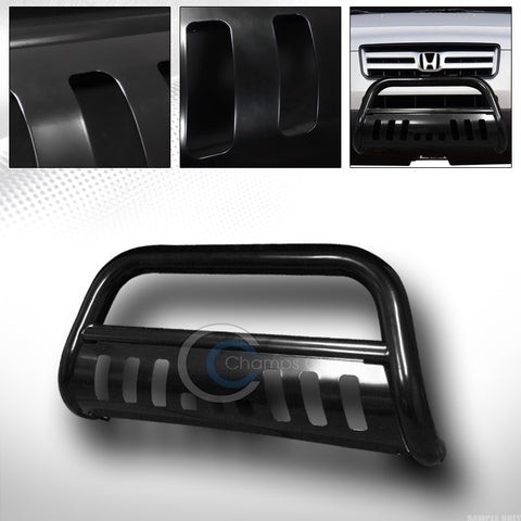 BLK HD BULL BAR BRUSH PUSH BUMPER GRILL GRILLE GUARD 03-08 PILOT/06-12 RIDGELINE