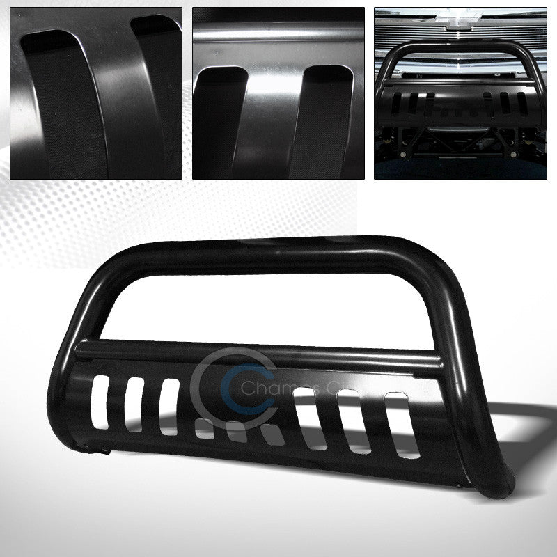 BLK BULL BAR BRUSH PUSH BUMPER GRILL GRILLE GUARD 07+ SILVERADO/SIERRA 2500/3500