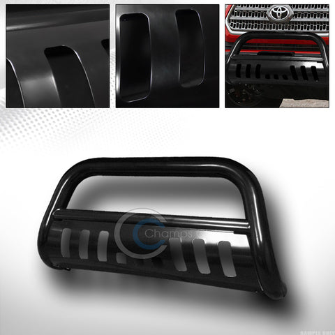 BLACK HD BULL BAR BRUSH PUSH BUMPER GRILL GRILLE GUARD 16 17 TOYOTA TACOMA TRUCK