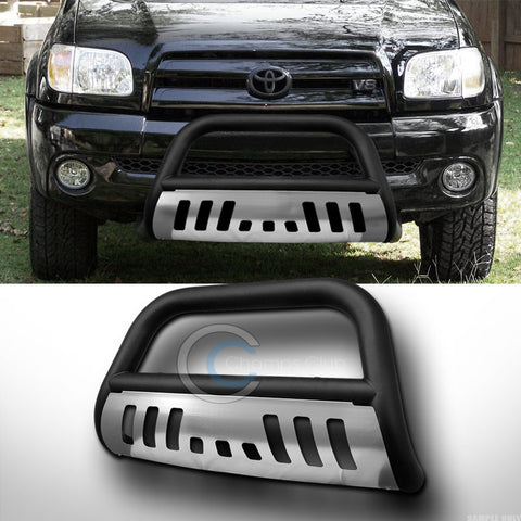 MATTE BLACK HD BULL BAR BUMPER GRILLE GUARD W/SS SKID 99-06 TUNDRA/01-07 SEQUOIA