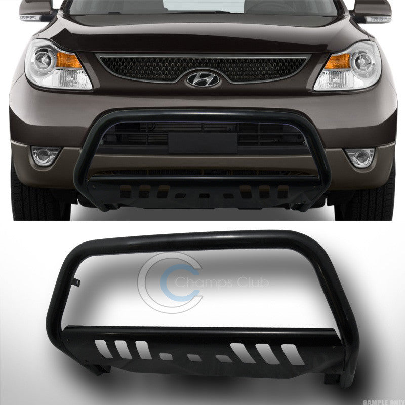 BLK HD BULL BAR BRUSH PUSH BUMPER GRILL GRILLE GUARD FOR 07-12 HYUNDAI VERACRUZ