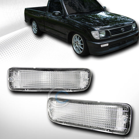 CRYSTAL CLEAR SIGNAL PARKING BUMPER LIGHTS LAMPS 95-97/00 TOYOTA TACOMA 4WD/2WD