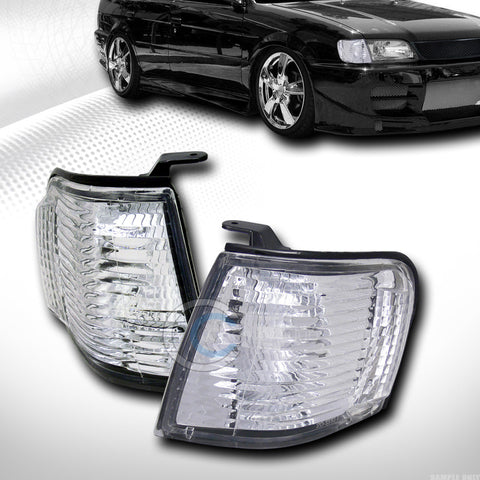 CRYSTAL CLEAR LENS TURN SIGNAL PARKING CORNER LIGHTS LAMP JY 95-99 TOYOTA TERCEL