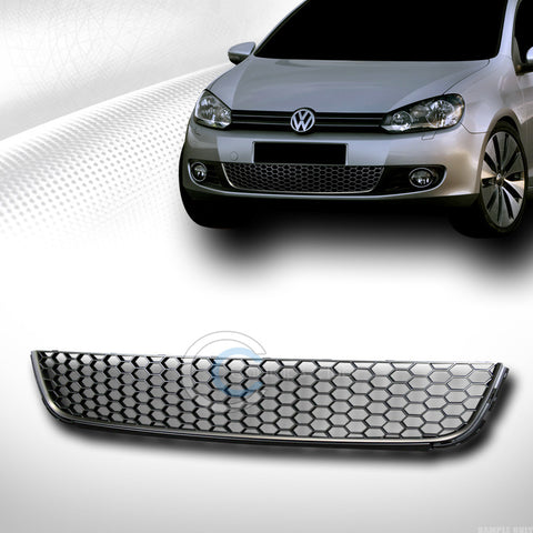 BLK HONEYCOMB MESH FRONT LOWER BUMPER GRILL GRILLE 10+ GOLF/JETTA SPORTWAGEN MK6