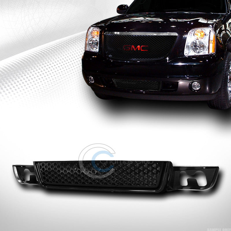 BLK ROUND HOLE MESH FRONT LOWER BUMPER GRILL GRILLE COVER ABS 07-12 YUKON DENALI