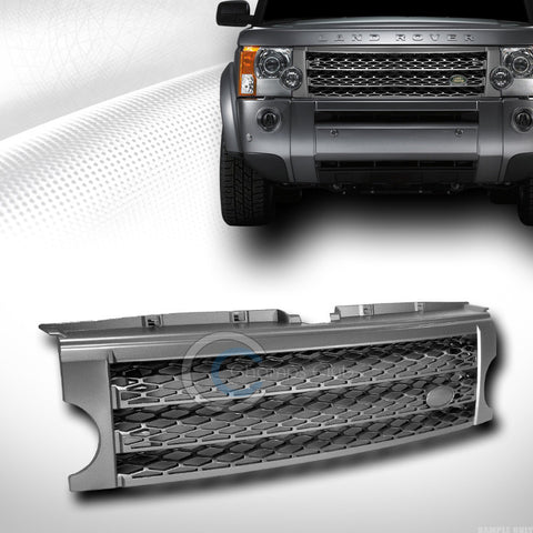 GREY SPORT MESH FRONT BUMPER GRILL GRILLE 2005-2009 LAND ROVER LR3 DISCOVERY 3