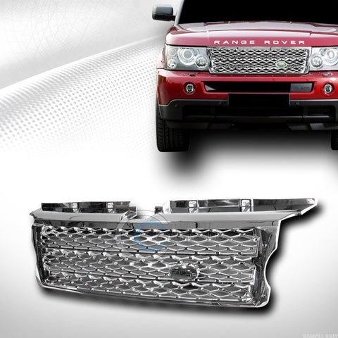 CHROME HONEYCOMB MESH HOOD BUMPER GRILL GRILLE 06-09 LAND RANGE ROVER SPORT L320