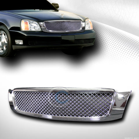 CHROME SPORT MESH FRONT HOOD BUMPER GRILL GRILLE GUARD COVER ABS 00-05 DEVILLE