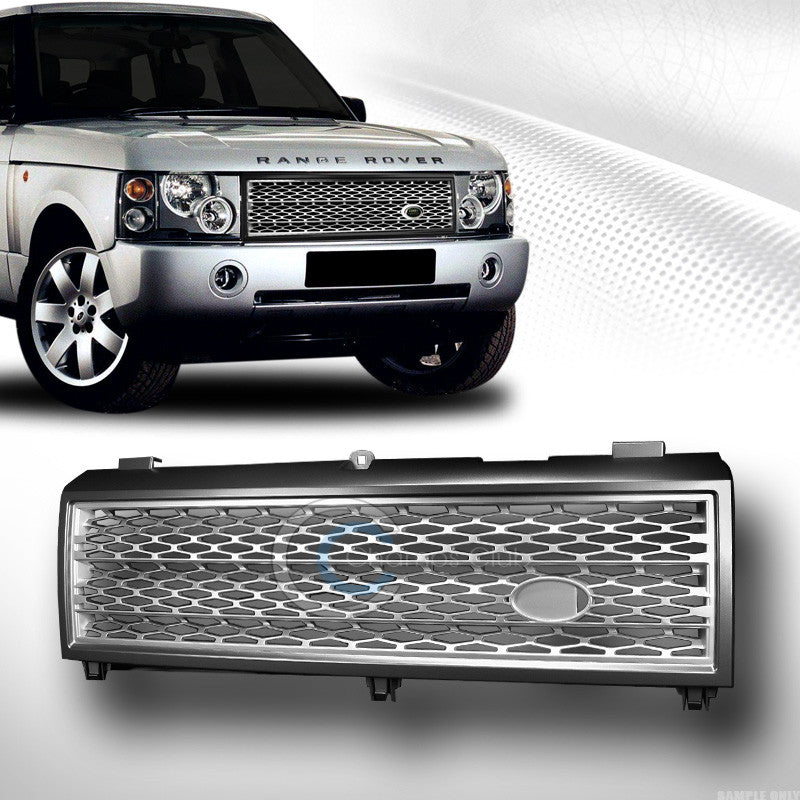 SILVER HONEYCOMB MESH FRONT HOOD BUMPER GRILL GRILLE 2003-2005 LAND RANGE ROVER