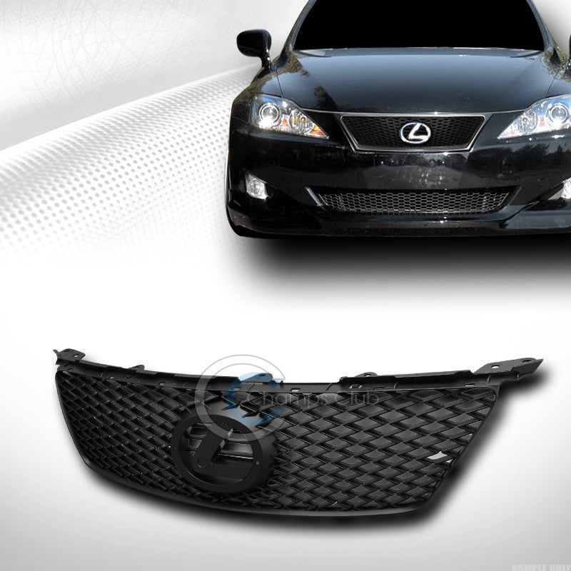 F-SPORT STYLE BLK MESH FRONT BUMPER GRILL GRILLE Fits 06-08 LEXUS IS IS250/IS350