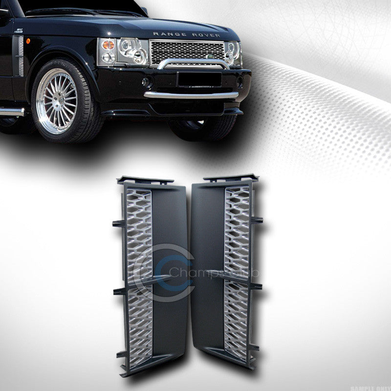 SILVER MESH SIDE FENDER INTAKE VENT GRILL GRILLE 2003-2011 LAND RANGE ROVER HSE