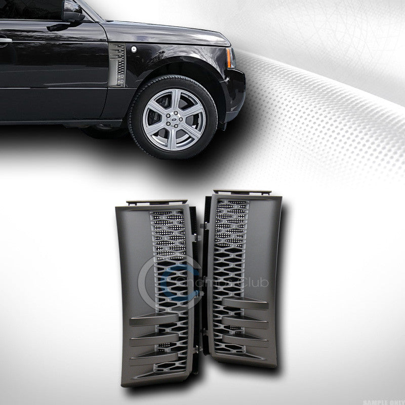 SILVER/GREY MESH SIDE FENDER VENT GRILL GRILLE 2003-2012 LAND RANGE ROVER L322