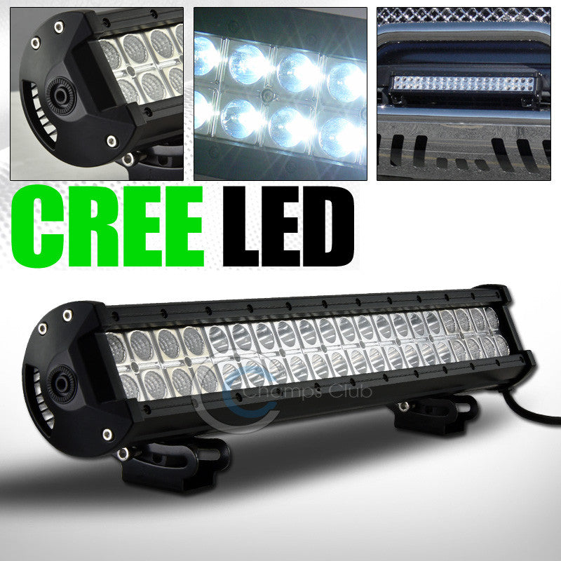 1PC 120W CREE LED LIGHT BAR SPOT FLOOD OFFROAD BULL GUARD ROOF BUMPER MOUNT CA1