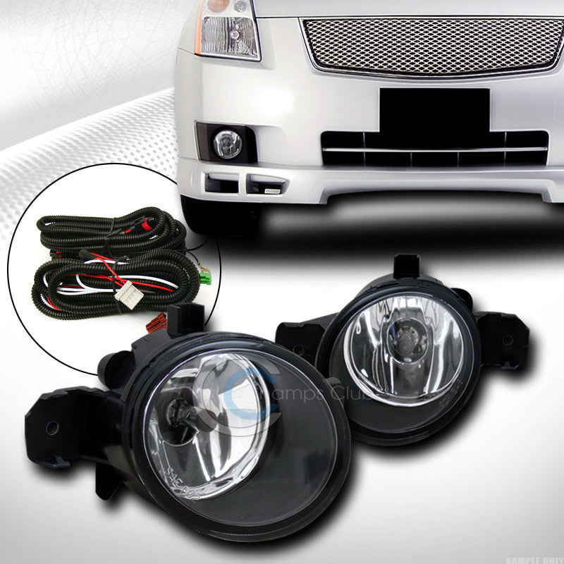 CLEAR LENS BUMPER DRIVING FOG LIGHTS LAMPS+SWITCH KIT DY FOR 07-09 NISSAN SENTRA