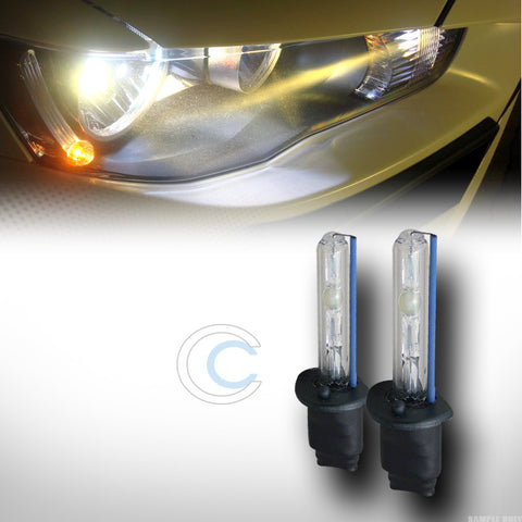 6000K HID XENON H1 DRIVING FOG LIGHTS LAMP BULB L+R CONVERSION KIT W/BALLAST CA1