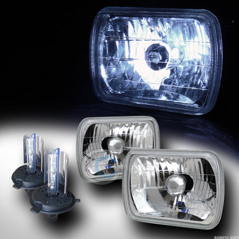 6000K HID XENON H4 BULB+UNIVERSAL 4