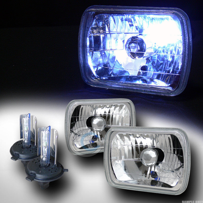 8000K HID XENON H4 BULB+UNIVERSAL 4