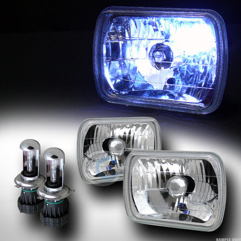 8000K HID BI-XENON H4 BULBS+4