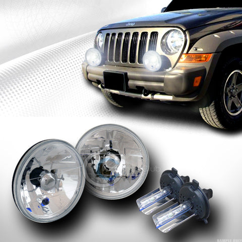 6000K HID XENON H4 BULBS+7