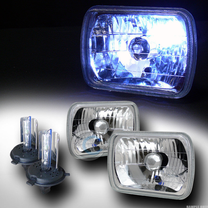 8000K HID XENON H4 BULB+UNIVERSAL 7