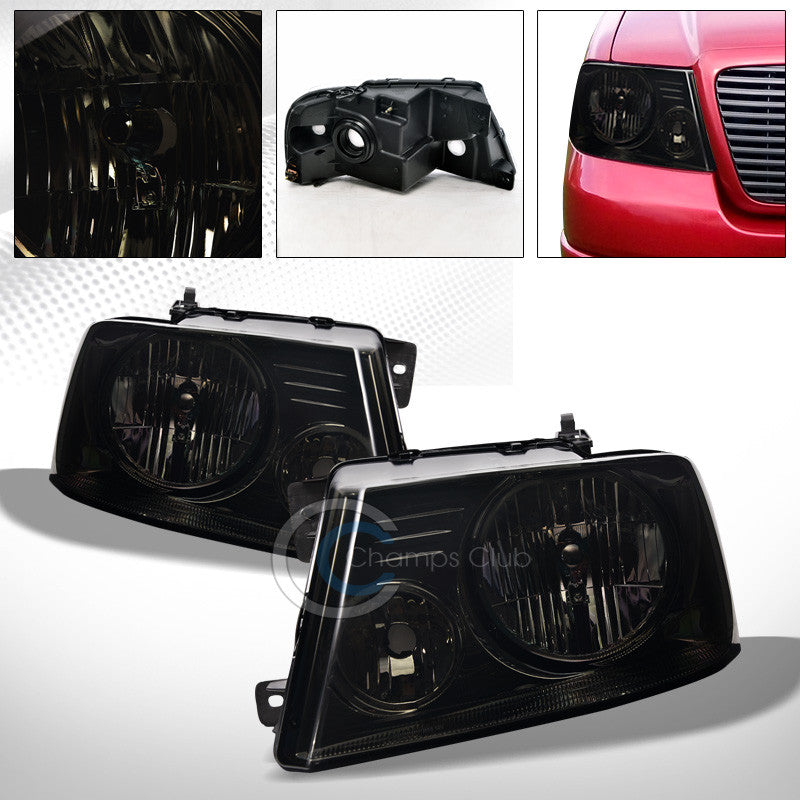 FACTORY SMOKE CRYSTAL HEAD LIGHTS SIGNAL LAMPS NB 04-08 F150/06+ LINCOLN MARK LT