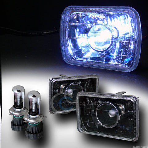 8000K HID BI-XENON H4 BULB+4