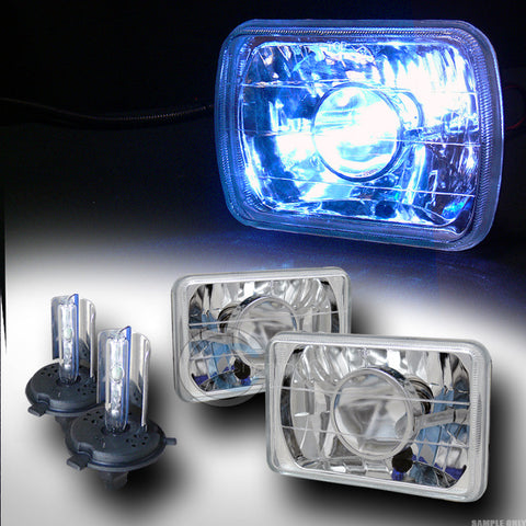 10000K HID XENON H4 BULBS+UNIVERSAL 4