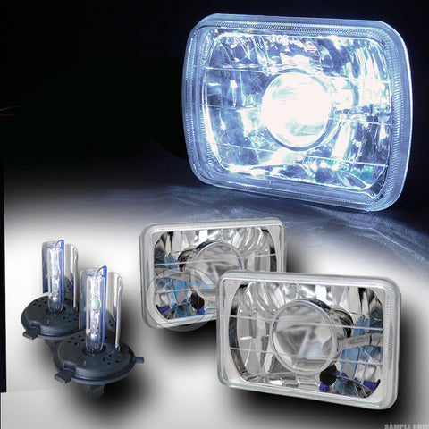 6000K HID XENON H4 BULBS+UNIVERSAL 4