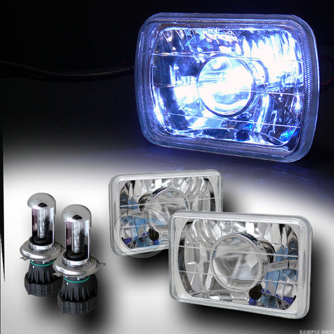 8000K HID BI-XENON H4 BULBS W/4