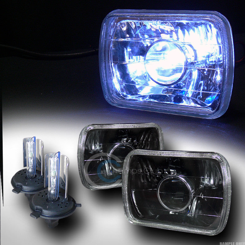 8000K HID XENON H4 BULBS+7