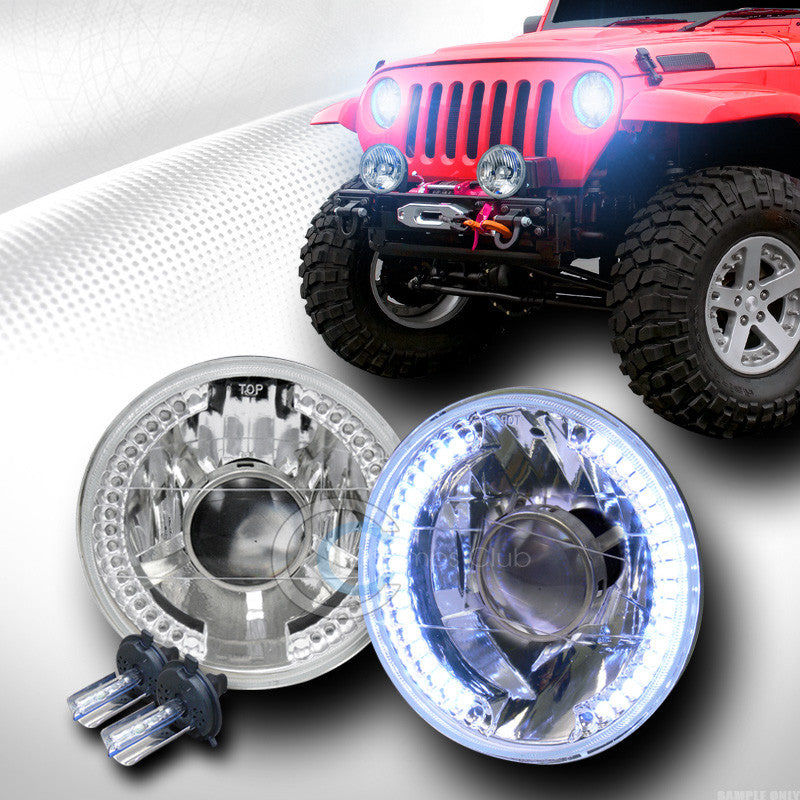 8000K HID XENON H4+7