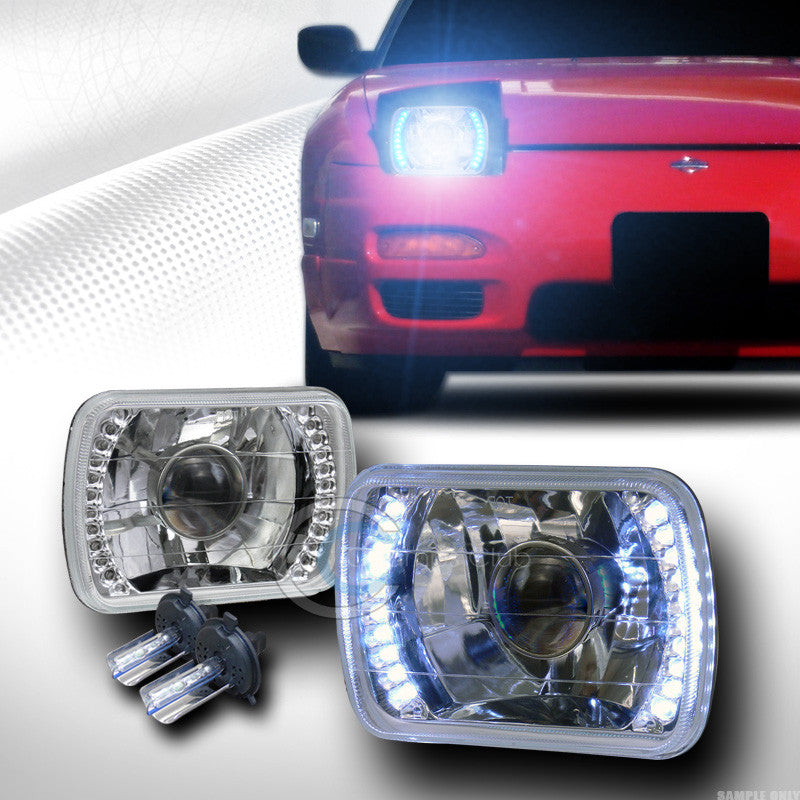 8000K HID XENON H4 BULBS+7