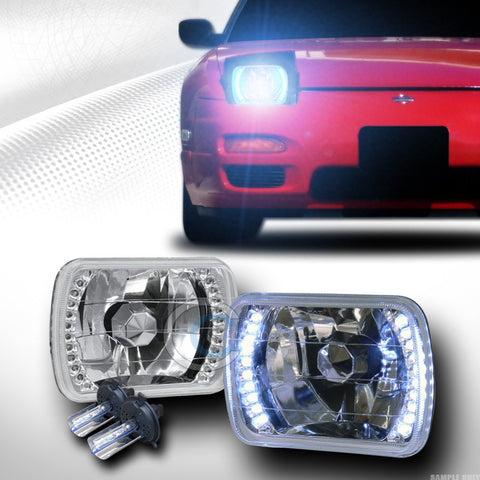 8000K HID XENON H4 BULBS+7