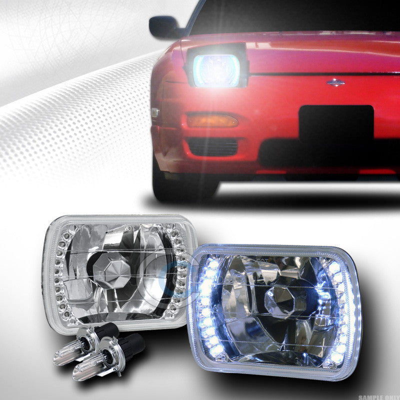 6000K HID BI-XENON H4 BULBS+UNIVERSAL 7