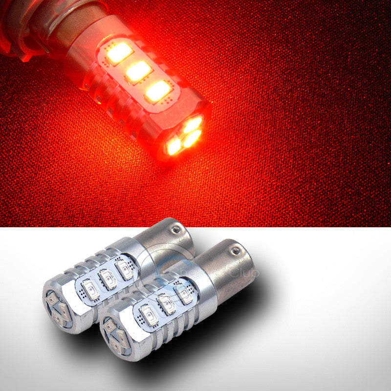 2P RED 1156 BA15S 12X 5730 SMD LED FRONT TURN SIGNAL LIGHT BULBS 12V 1141 1159