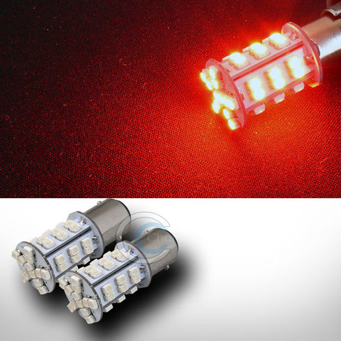 2X RED 1157/BAY15D 42 COUNT SMD LED LIGHT BULB FRONT SIDE MARKER LAMPS 1016 1034