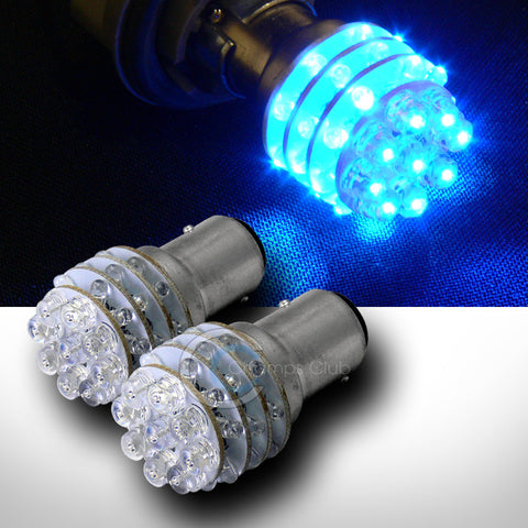 2pc Blue 1157 Bay15d 36x LED Stop/Brake Light Lamp Bulbs Pair 12V 2396 2397 3496