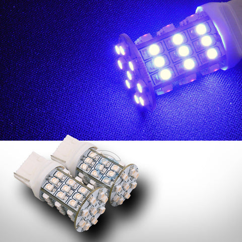 2X VIOLET/PURPLE 7440 45 COUNT SMD LED LIGHT BULBS FRONT TURN SIGNAL LAMPS CA