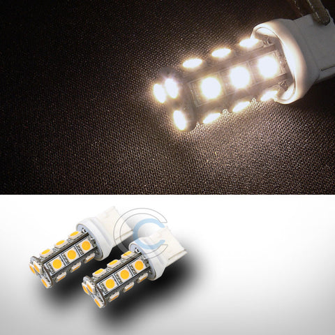 2X WARM WHITE 7440 18 COUNT SMD LED LIGHT BULB CAR FRONT TURN SIGNAL LAMP 12V CA