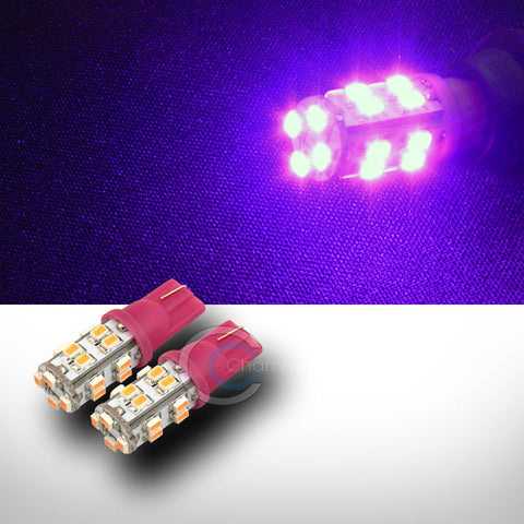 2X PINK T10 WEDGE 20 COUNT SMD LED LIGHT BULB INTERIOR/GLOVE BOX/DOME/MAP LAMPS