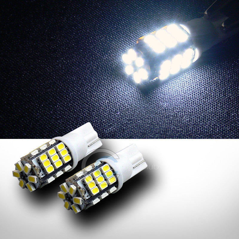 2X WHITE T10 WEDGE 42X SMD LED INTERIOR/GLOVE BOX/DOME/MAP LIGHT LAMP BULB 12V