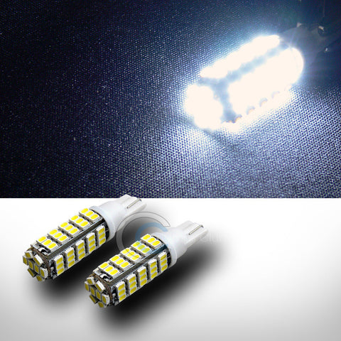 2X WHITE T10 WEDGE 68X SMD LED INTERIOR/GLOVE BOX/DOME/MAP LIGHT LAMP BULB 12V