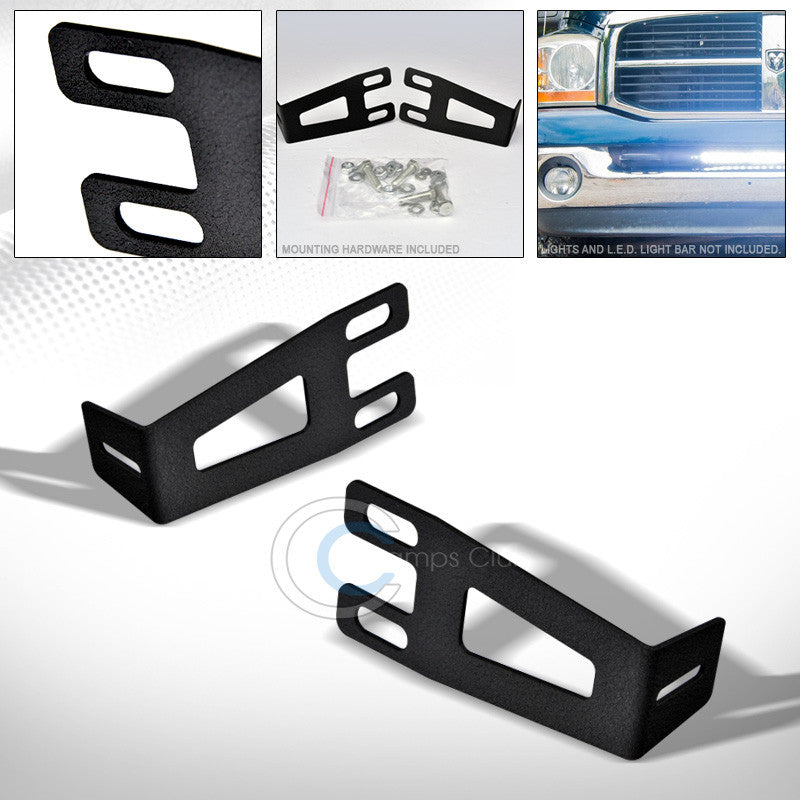 TEXTURED BLK ADJUST BUMPER MOUNT BRACKET FOR 20