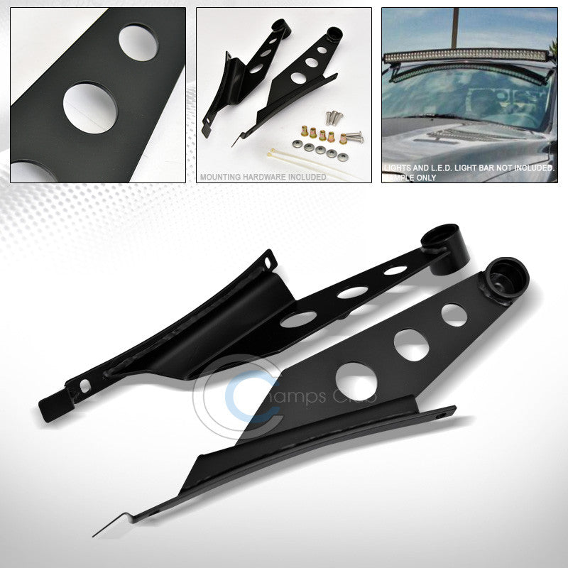 BLK ROOF PILLAR MOUNT BRACKETS FOR 50