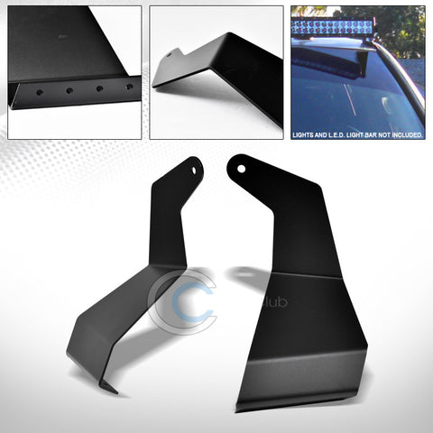 BLK ROOF PILLAR MOUNT BRACKET KIT FOR 52