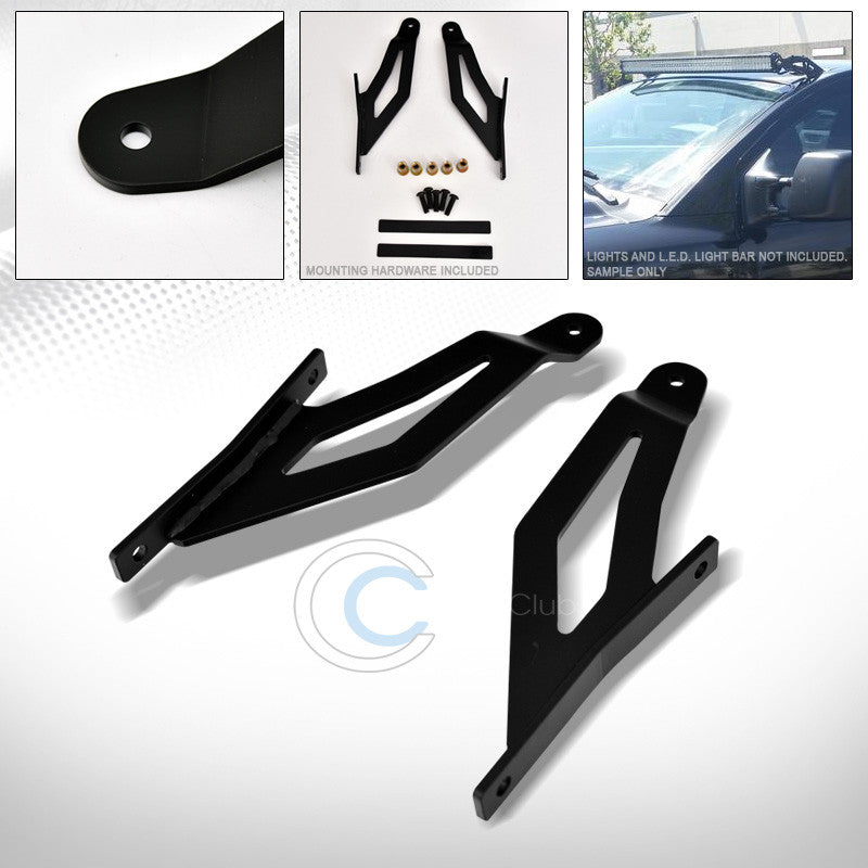 BLACK ROOF PILLAR MOUNT BRACKET KIT FOR 50