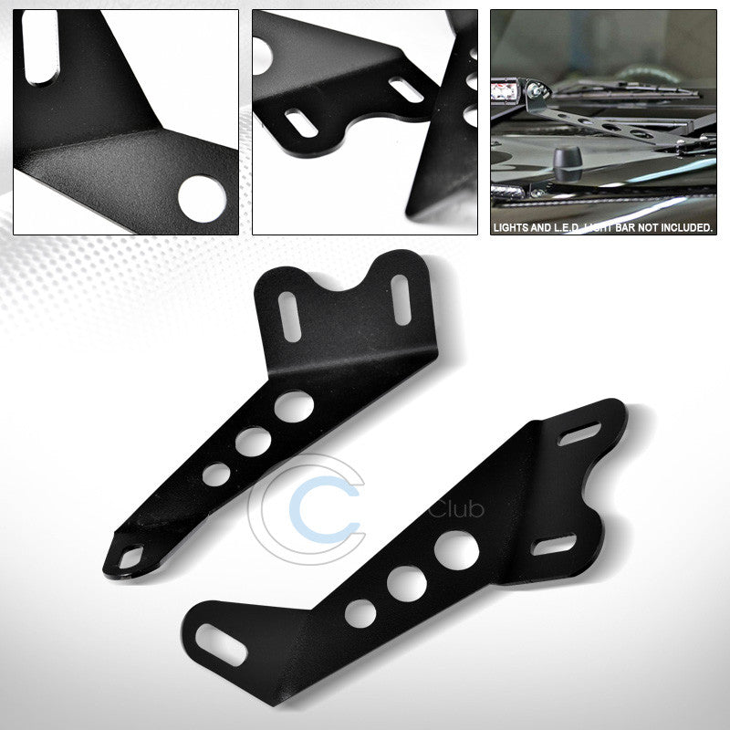 BLK HOOD MOUNT BRACKET RACK KIT FOR 20